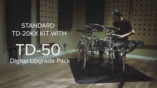 Upgrade your existing V-Drums with TD-50DP Digital Upgrade Pack