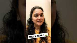 Telugu Story ❤️ Angry snake 🐍