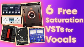 6 Great FREE Saturation Plugins For Vocals 2025