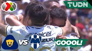 ¡SEÑOR GOLAZO! ¡RETUMBA CU! | Pumas 1-0 Monterrey | Liga Mx Apertura 22 -J6 | TUDN