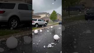 OMG! 😱 Massive Ice Balls Crashing Down! 😨❄️ ! #shorts #viral #ytshorts