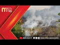 Kawasan hutan bukit terbakar di Semanggol