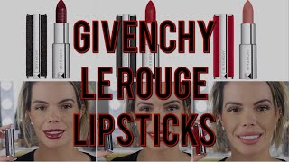 *NEW* Givenchy Le Rouge Lipsticks | 3 Finishes | Getting Comfortable with Color