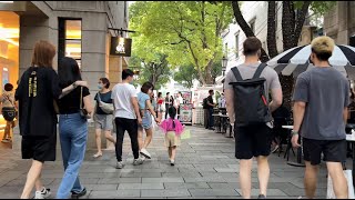 Huaihai Road｜Walking Tour Shanghai 4K｜Madang Road｜Tongren road｜Shaanxi south road｜Fuzhou road