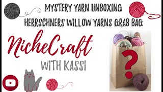 🧶Mystery Box Monday| Herrschners Mystery Box Unboxing: Willow Yarns Grab Bag| NicheCraft with Kassi🧶