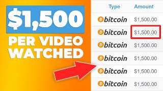 Get $15,000 In Free Bitcoin Watching Videos! (Get 1 BTC Per Day)