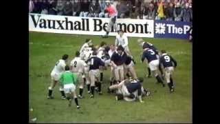 Highlights of Scotland's 33-6 win over England in 1986