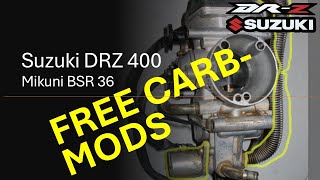 TRANSFORM your DRZ400  FOR FREE with these Carb Mods!