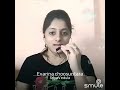 evaraina choosuntara cover song anukokunda oka roju movie by sriya.