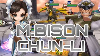 魔靈召喚 | 光拜森 \u0026 光春麗 |速刷 | 傷害爆表 | SUMMONERS WAR | M.BISON \u0026 CHUN-LI cleave team on RTA