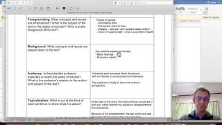 Critical Discourse Analysis Crow Song Example