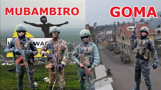 VIDEO, GOMA IGIYE GUFATWA, MUBAMBIRO DEJA TOMBE/ MONUSCO IRAHUNZE/ SAKE YAFASHWE GIKOMANDO 23.1.2025