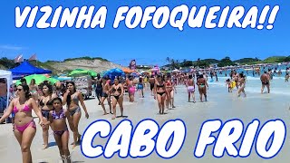 ❤️💙CABO FRIO HOJE 11/01/25🏖️ PRAIA DO FORTE (VIZINHA FOFOQUEIRA 🤗🤗