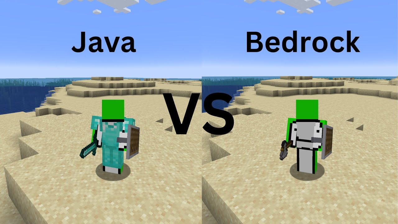 Java Vs Bedrock Youtube Java Vs Bedrock Youtube