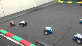 MBot Robot Soccer match