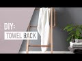 Ozito DIY Ladder Towel Rack - DIY Projects