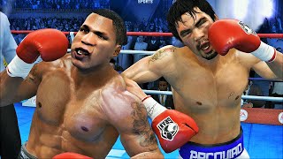 Mike Tyson vs Manny Pacquiao Full Fight - Fight Night Champion Simulation