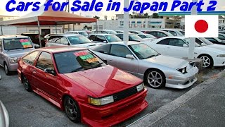 Cars For Sale in Japan Part 2