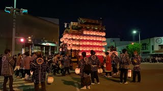 下半田地区祭礼　⑦　曳き別れ・東組鞘入れ　2022年4月16日