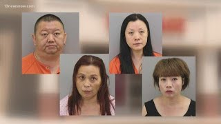 Four people charged with crimes related to prostitution in Virginia Beach