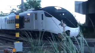 434次樹林發車經由南迴線開往新左營的EMU3000型十二輛編組EMU3012皮蛋豆腐騰雲號紅色帶新城際自強號列車，感謝FD拍攝