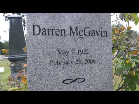 Actor Darren McGavin Grave Hollywood Forever Cemetery Los Angeles ...