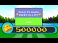 500,000 GOLD GIFT!! (event) | Build a boat for Treasure ROBLOX