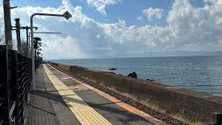 海が一望できる無人駅　昭和レトロな面影の千綿駅温かな情景長崎JR大村線#長崎県映えスポット#長崎県千綿駅#長崎県大村線無人駅#海が一望できる駅