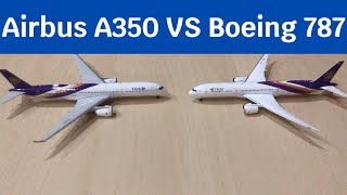 เปรียบเทียบเครื่องบินโบอิง 787 vs แอร์บัส A350