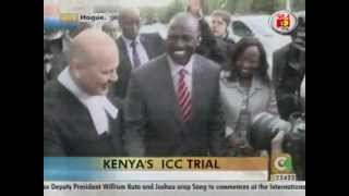 Deputy President William Ruto arrives at the ICC for his trial