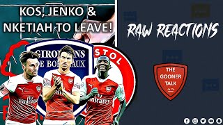 Koscielny, Jenkinson & Nketiah to Leave Arsenal | Raw Reactions
