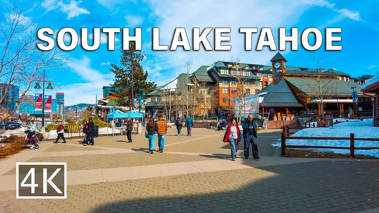 [4K] South Lake Tahoe - California - Walking Tour - YouTube