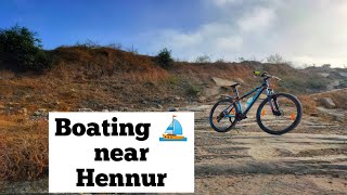 Hennur Bamboo Forest Ride! 🚴 Boating near Hennue #hennur #cycling #fun #montra #biking #bengaluru