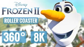 360 VR video 8K Disney Frozen 2 Roller Coaster Christmas Xmas 360°