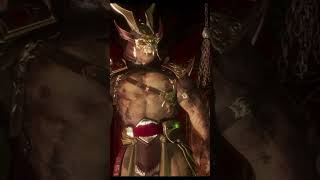 Shao Kahn's extended dialogue vs Geras in MK11 Aftermath