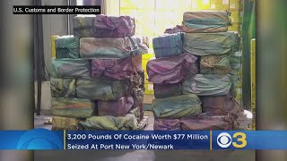 Customs Agents Seize 3,200 Pounds Of Cocaine Worth $77 Million At Port New York/Newark