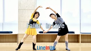 [초급]  Fallin' in Love Line Dance (Dance) [Lineinus] 2025퀸연말파티곡