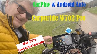 Carplay & Android Auto fürs Motorrad | Carpuride W702 PRO im Praxistest