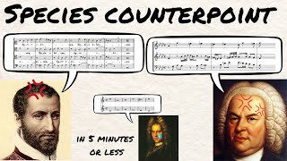 Species Counterpoint in 5 minutes or less