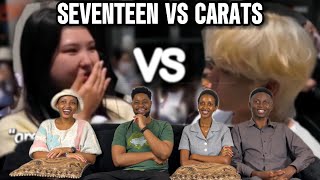 Our Reaction To SEVENTEEN vs CARATS