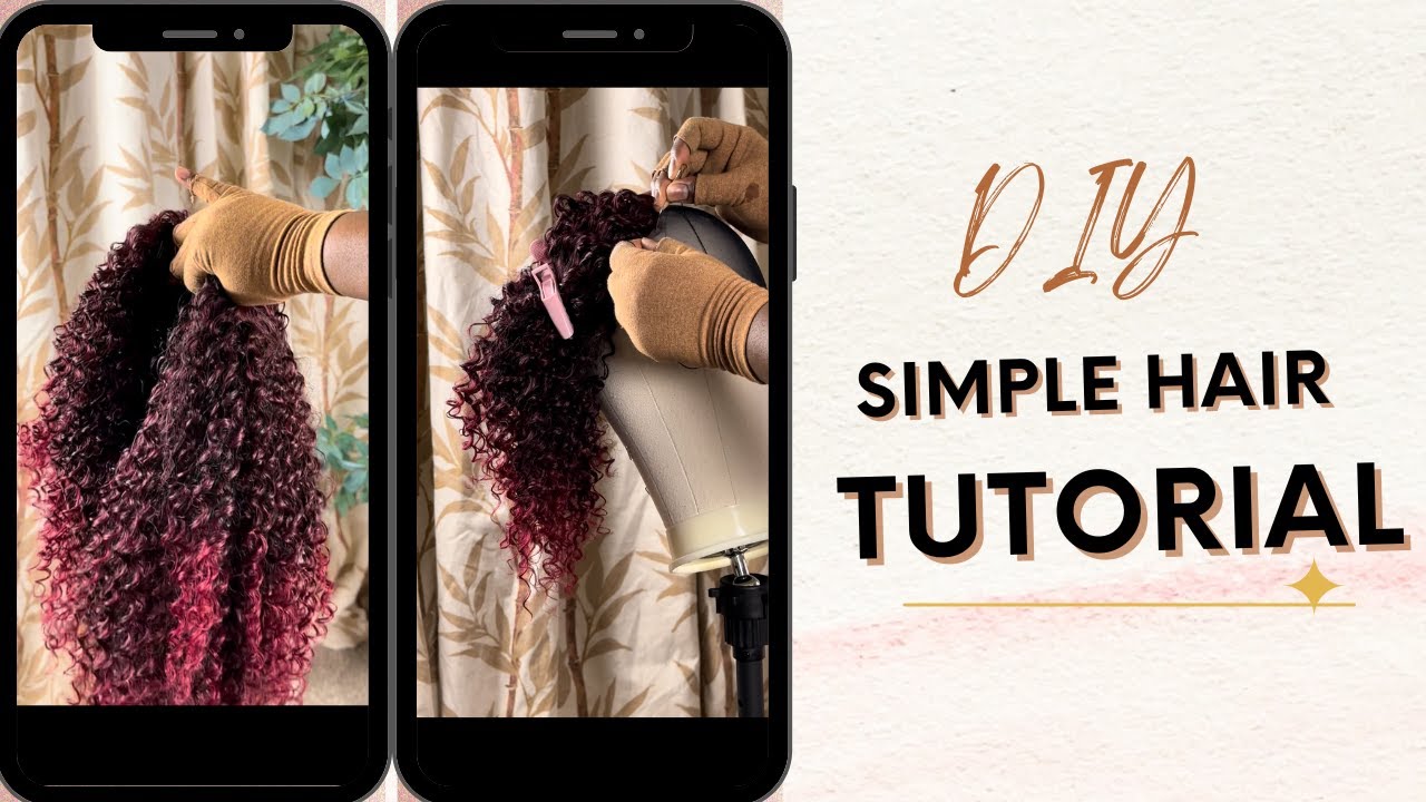 Diy Wigs Tutorial Easy Steps Youtube