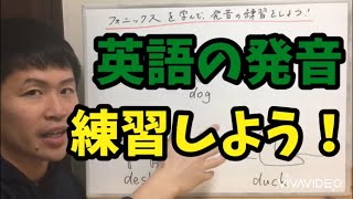 【発音練習/前篇】フォニックスで英語の発音練習【中1英語#02】