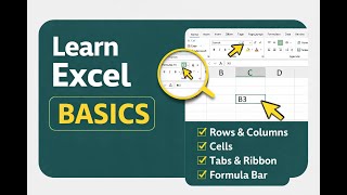 Excel Basics for Beginners | Rows, Columns, Cells & Excel Interface Explained
