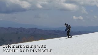 Telemark Skiing with KARHU XCD PINNACLE （Crosscountry-Skiing Downhill）🐣パノリーBCクロカン