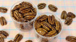 Baked in the oven candied pecans recipe