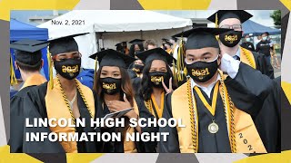 Lincoln High School Information Night