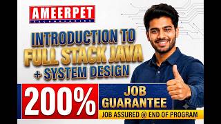 Java Full Stack and System Design Introduction | Ameerpet Technologies | By Srinivas | Java Training