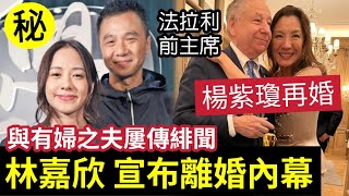 突發！林嘉欣離婚！結束「12年婚姻」驚人內幕！被指與「多名有婦之夫」關係密切？60歲楊紫瓊「再結婚」嫁法拉利前主席！結束19年愛情長跑！ #伍間娛樂