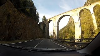 Route Nationale 205 (RN 205 / N 205), Haute-Savoie (Upper Savoy), France – onboard camera