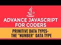 Advance JavaScript for Coders | Primitive Data Types | The ''Number'' Data Type | Part 3